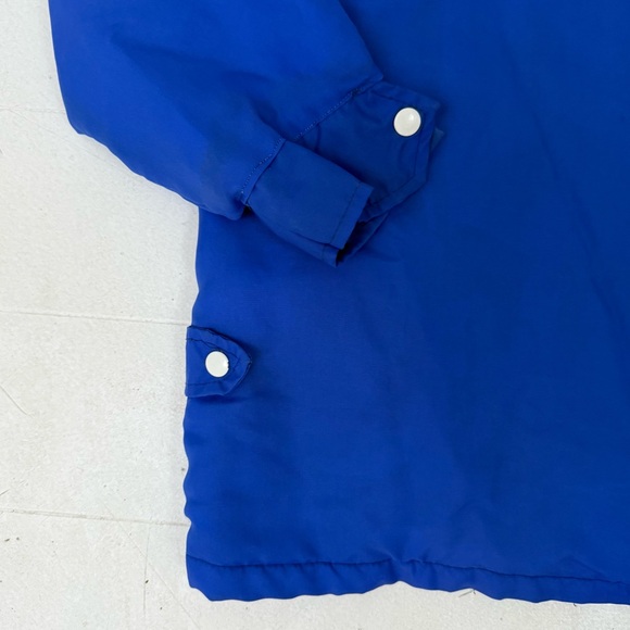 Russell Athletic Vintage Blue Puffer Jacket with White Accents 70s Or 80s Retro - Picture 7 of 7